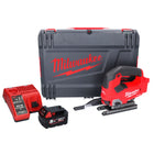 Milwaukee M18 FJS-501X wyrzynarka akumulatorowa 18 V 25 mm suw bezszczotkowy + 1x akumulator 5,0 Ah + ładowarka + pudełko HD
