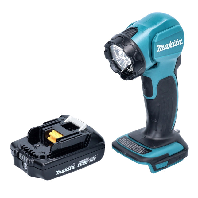 Makita DEADML 815 A1 akumulatorowa lampa ręczna LED 14,4 - 18 V 160 lm + 1x akumulator 2,0 Ah - bez ładowarki