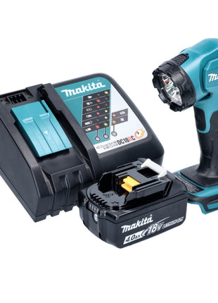 Makita DEADML 815 RM1 Lampe torche à batterie rechargeable LED 14.4 - 18 V 160 lm + 1x batterie 4.0 Ah + chargeur