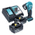 Makita DEADML 815 RM Lámpara de mano LED con batería 14,4 - 18 V 160 lm + 2x baterías 4,0 Ah + cargador