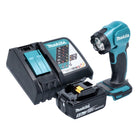 Makita DEADML 815 RT1 LED akumulatorowa lampa ręczna 14,4 - 18 V 160 lm + 1x akumulator 5,0 Ah + ładowarka