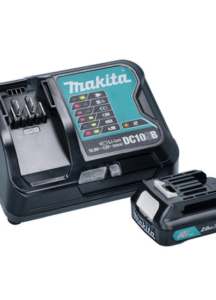 Makita DF 333 DSAP1 taladro atornillador inalámbrico 12 V 30 Nm rosa + 1x batería 2,0 Ah + cargador + bolsa