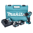 Makita DF 332 DSME akumulatorowa wiertarko-wkrętarka 12 V maks. 35 Nm bezszczotkowa + 2x akumulator 4,0 Ah + ładowarka + walizka