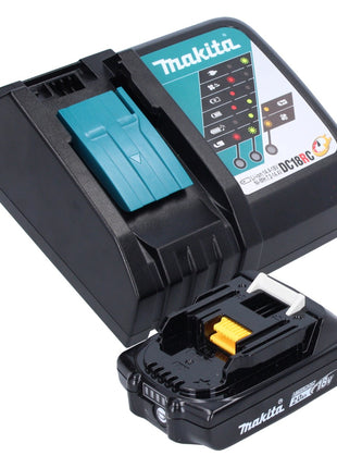 Makita DMR 203 RA1 Głośnik Bluetooth 12 V 18 V IP64 + 1x akumulator 2,0 Ah + ładowarka