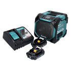 Makita DMR 203 RA Bluetooth Lautsprecher 12 V 18 V IP64 + 2x Akku 2,0 Ah + Ladegerät