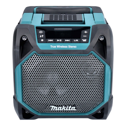 Makita DMR 203 RM1 Głośnik Bluetooth 12 V 18 V IP64 + 1x akumulator 4,0 Ah + ładowarka