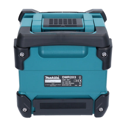 Makita DMR 203 RM1 Głośnik Bluetooth 12 V 18 V IP64 + 1x akumulator 4,0 Ah + ładowarka