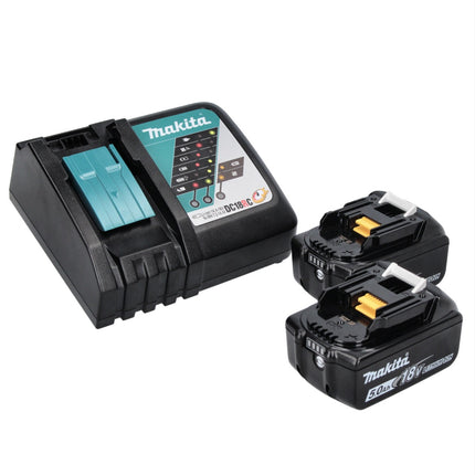 Makita DMR 203 RT Głośnik Bluetooth 12 V 18 V IP64 + 2x akumulator 5,0 Ah + ładowarka