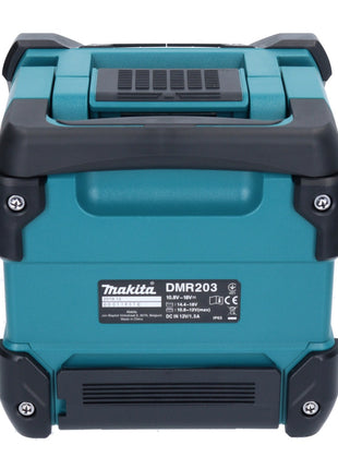 Makita DMR 203 G1 Altavoz Bluetooth 12 V 18 V IP64 + 1x batería 6,0 Ah - sin cargador