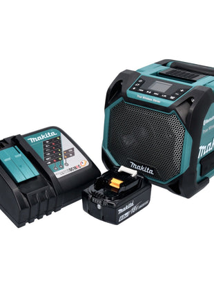 Makita DMR 203 RG1 Haut-parleur Bluetooth 12V 18V IP64 + 1x Batterie 6,0Ah + Chargeur