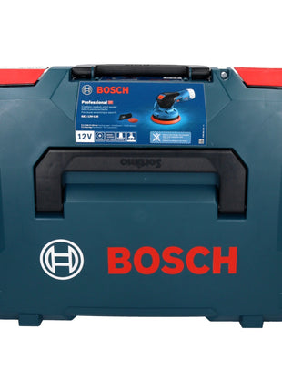 Bosch GEX 12V-125 Professional Akku Exzenterschleifer 12 V 125 mm Brushless + L-Boxx ( 0601372100 ) + Toolbrothers TURTLE Schleifset - ohne Akku, ohne Ladegerät - Toolbrothers