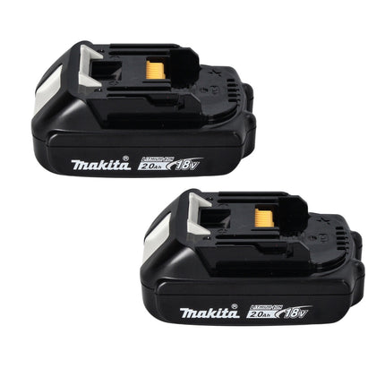 Zestaw Makita Power Source Kit 18 V z akumulatorem 2x BL 1820 B 2,0 Ah ( 2x 197254-9 ) + podwójna szybka ładowarka DC 18 RD ( 196933-6 ) + Makpac