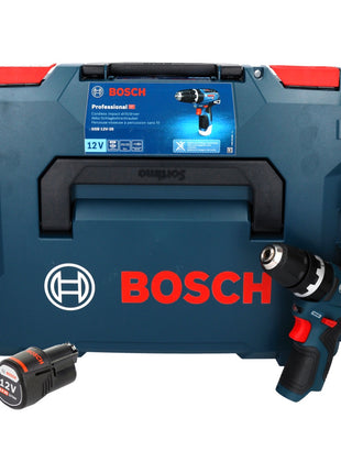 Bosch GSB 12V-35 Professional Akku Schlagbohrschrauber 12 V 35 Nm Brushless + 1x Akku 3,0 Ah + L-Boxx - ohne Ladegerät - Toolbrothers