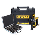 DeWalt DCH 172 NT akumulatorowa wiertarko-wkrętarka udarowa 18 V 1,4 J SDS plus Brushless + 13-częściowy zestaw wierteł i dłut + TSTAK - bez akumulatora, bez ładowarki