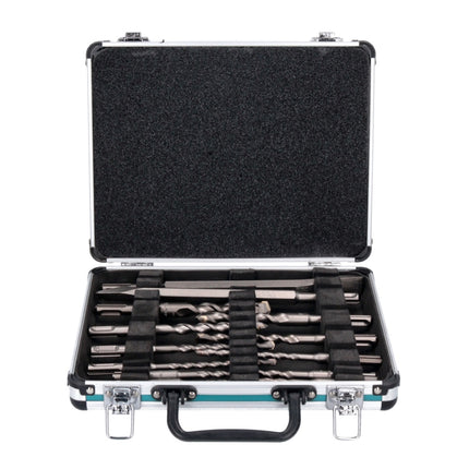 Metabo BH 18 LTX BL 16 akumulatorowa wiertarko-wkrętarka udarowa 18 V 1,3 J SDS plus Brushless + 13-częściowy zestaw wierteł i dłut + MetaBOX - bez akumulatora, bez ładowarki