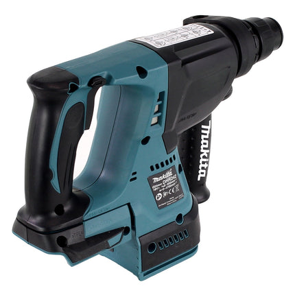 Makita DHR 242 Z Akumulatorowa wiertarko-wkrętarka udarowa 18 V 2,0 J SDS plus Brushless + 13-częściowy zestaw wierteł i dłut - bez akumulatora, bez ładowarki