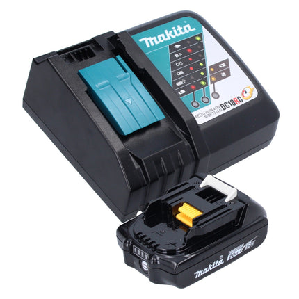Makita DMR 301 RA1 akumulatorowe radio budowlane 12 V maks. - 18 V DAB / DAB+ / Bluetooth + 1x akumulator 2,0 Ah + ładowarka