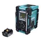 Makita DMR 301 F1 akumulatorowe radio budowlane 12 V maks. - 18 V DAB / DAB+ / Bluetooth + 1x akumulator 3,0 Ah - bez ładowarki