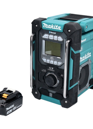 Makita DMR 301 F1 radio de chantier rechargeable 12 V max - 18 V DAB / DAB+ / Bluetooth + 1x batterie rechargeable 3.0 Ah - sans chargeur