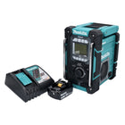 Makita DMR 301 RF1 akumulatorowy radiotelefon budowlany 12 V maks. - 18 V DAB / DAB+ / Bluetooth + 1x akumulator 3,0 Ah + ładowarka