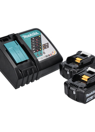 Makita DMR 301 RF radio de chantier rechargeable 12 V max - 18 V DAB / DAB+ / Bluetooth + 2x batterie rechargeable 3.0 Ah + chargeur