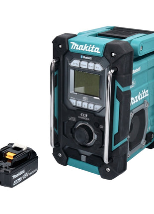 Makita DMR 301 M1 radio de obra con batería 12 V máx. - 18 V DAB / DAB+ / Bluetooth + 1x batería 4,0 Ah - sin cargador