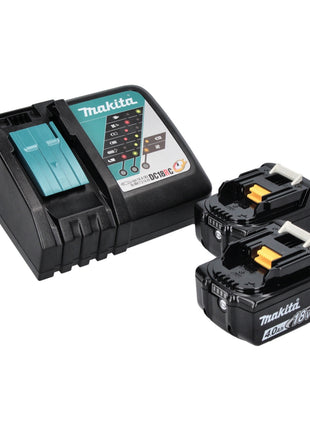 Makita DMR 301 RM radio de obra con batería 12 V máx. - 18 V DAB / DAB+ / Bluetooth + 2x baterías 4,0 Ah + cargador