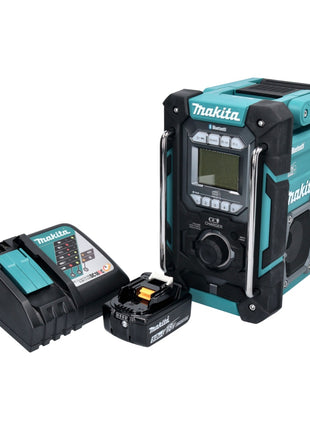 Makita DMR 301 RT1 radio de obra con batería 12 V máx. - 18 V DAB / DAB+ / Bluetooth + 1x batería 5,0 Ah + cargador