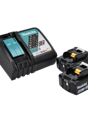 Makita DMR 301 RG Akku Baustellenradio 12 V max. - 18 V DAB / DAB+ / Bluetooth + 2x Akku 6,0 Ah + Ladegerät