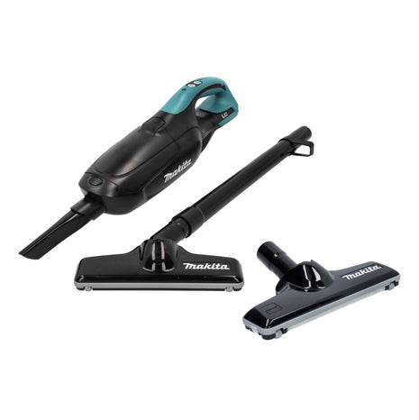 Makita DCL 182 ZB Akku Staubsauger 18 V Schwarz + Teppich Bodendüse - ohne Akku, ohne Ladegerät