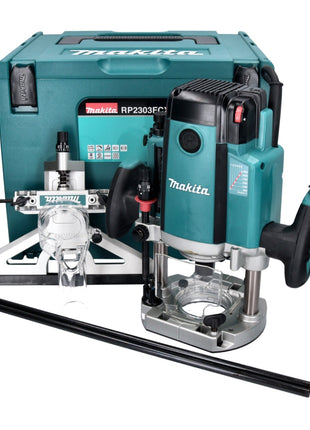 Makita RP 2303 FCXJ Défonceuse 2100 Watt 70 mm stroke + stop + Makpac