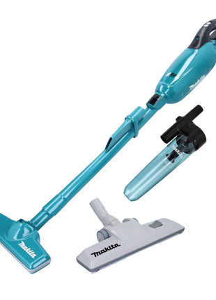 Makita DCL281FZ Aspirateur sans fil 18 V Brushless + Collecteur Cyclone noir sans mécanisme + Buse sol pour tapis - sans batterie, sans chargeur