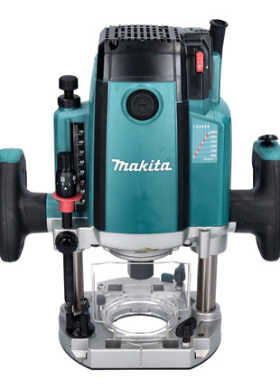 Makita RP 2303 FCXJ Oberfräse 2100 Watt 70 mm Hub + Anschlag + 6 tlg. Fräser Set + Makpac