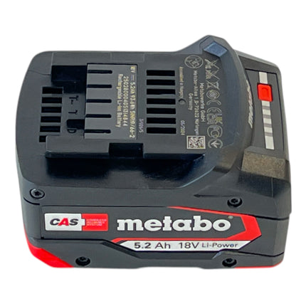 Akumulator Metabo Li-Power 18 V 5,2 Ah CAS Li-Ion ( 625028000 ) ze wskaźnikiem poziomu naładowania - następca 625592000