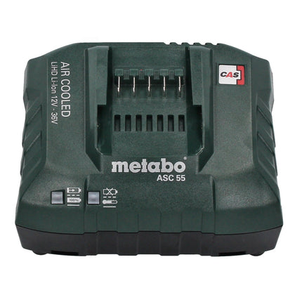 Zestaw podstawowy Metabo 2x akumulator Li-Power 18 V 4,0 Ah CAS Li-Ion + ładowarka ASC 55 + metaBOX ( 685064000 )