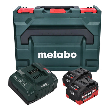 Zestaw podstawowy Metabo 2x akumulator Li-Power 18 V 8,0 Ah CAS Li-Ion ( 685131590 ) + ładowarka ASC 145 + metaBOX