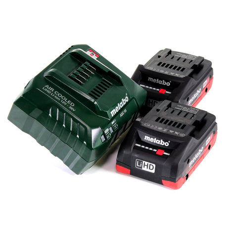 Metabo Akku Basis Set 18V mit 2x Akku LiHD 4,0Ah + Ladegerät ASC 55 ( 685163380 ) - Toolbrothers