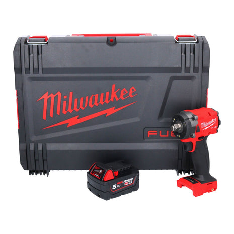 Milwaukee M18 FIW2F12-501X Akku Schlagschrauber 18 V 339 Nm 1/2" Brushless + 1x Akku 5,0 Ah + HD Box - ohne Ladegerät