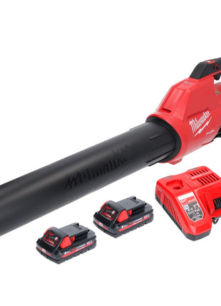 Milwaukee M18 FBL-302FC Akku Laubbläser Brushless + 2x Akku 3,0 Ah + Ladegerät - Toolbrothers