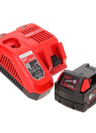 Milwaukee M18 FBL-601FC Akku Laubbläser Brushless + 1x Akku 6,0 Ah + Ladegerät