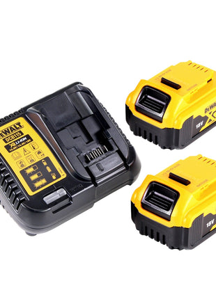 DeWalt DCS 356 P2-XJ Akku Multitool Oszillierer 18 V Brushless + 2x Akku 5,0 Ah + Ladegerät + Zubehörset