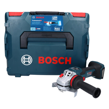 Bosch GWS 18V-15 SC Professional amoladora angular a batería 18 V 125 mm sin escobillas (06019H6100) + L-BOXX - sin batería, sin cargador