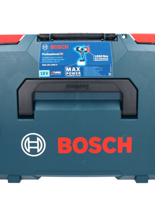 Bosch GDS 18V-1050 H Atornillador de impacto inalámbrico 18 V 1050 Nm 3/4" Biturbo Brushless + L-Boxx (06019J8501) - sin batería, sin cargador