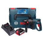 Bosch GBH 18V-21 Profesjonalny akumulatorowy młot udarowo-obrotowy 18 V 2,0 J bezszczotkowy + 1x akumulator 4,0 Ah + ładowarka + L-BOXX