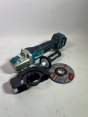 Makita DGA 519 Z Akku Winkelschleifer 18 V 125 mm Brushless X-Lock Solo - Neuwertig