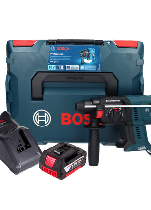 Bosch GBH 18V-21 Taladro percutor inalámbrico profesional 18 V 2,0 J sin escobillas + 1x batería 5,0 Ah + cargador + L-BOXX