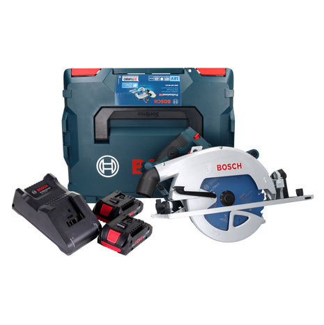 Bosch GKS 18V-68 GC Professional Akku Handkreissäge 18 V 190 mm Biturbo Brushless + 2x ProCORE Akku 4,0 Ah + Ladegerät + L-BOXX