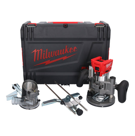 Milwaukee M18 FTR-0X Akku Fräse 18 V Brushless + Fräsmodule + HD Box ( 4933471604 ) - ohne Akku, ohne Ladegerät