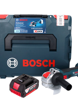 Bosch GWX 18V-7 Professional Akku Winkelschleifer 18 V 125 mm Brushless X-LOCK + 1x Akku 5,0 Ah + L-Boxx - ohne Ladegerät - Toolbrothers