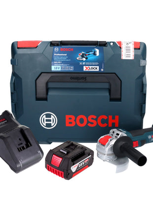 Bosch GWX 18V-7 Professional Akku Winkelschleifer 18 V 125 mm Brushless X-LOCK + 1x Akku 5,0 Ah + Ladegerät + L-Boxx - Toolbrothers